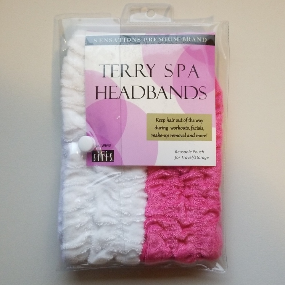Terry Spa Headbands